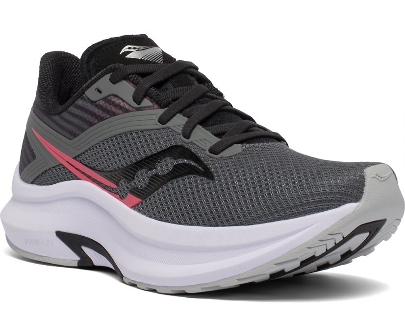 Saucony Axon Women's Running Shoes Grey / Black | Canada 085UZGT